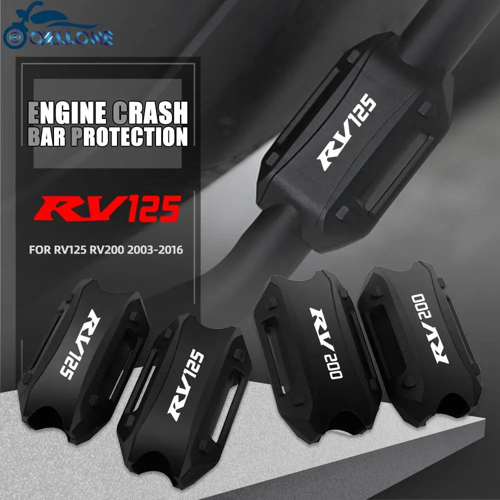 

Для SUZUKI RV125 RV200 RV 125 RV 200 2003-2016 2015 мотоциклетный кран защиты двигателя бампер декоративный защитный блок