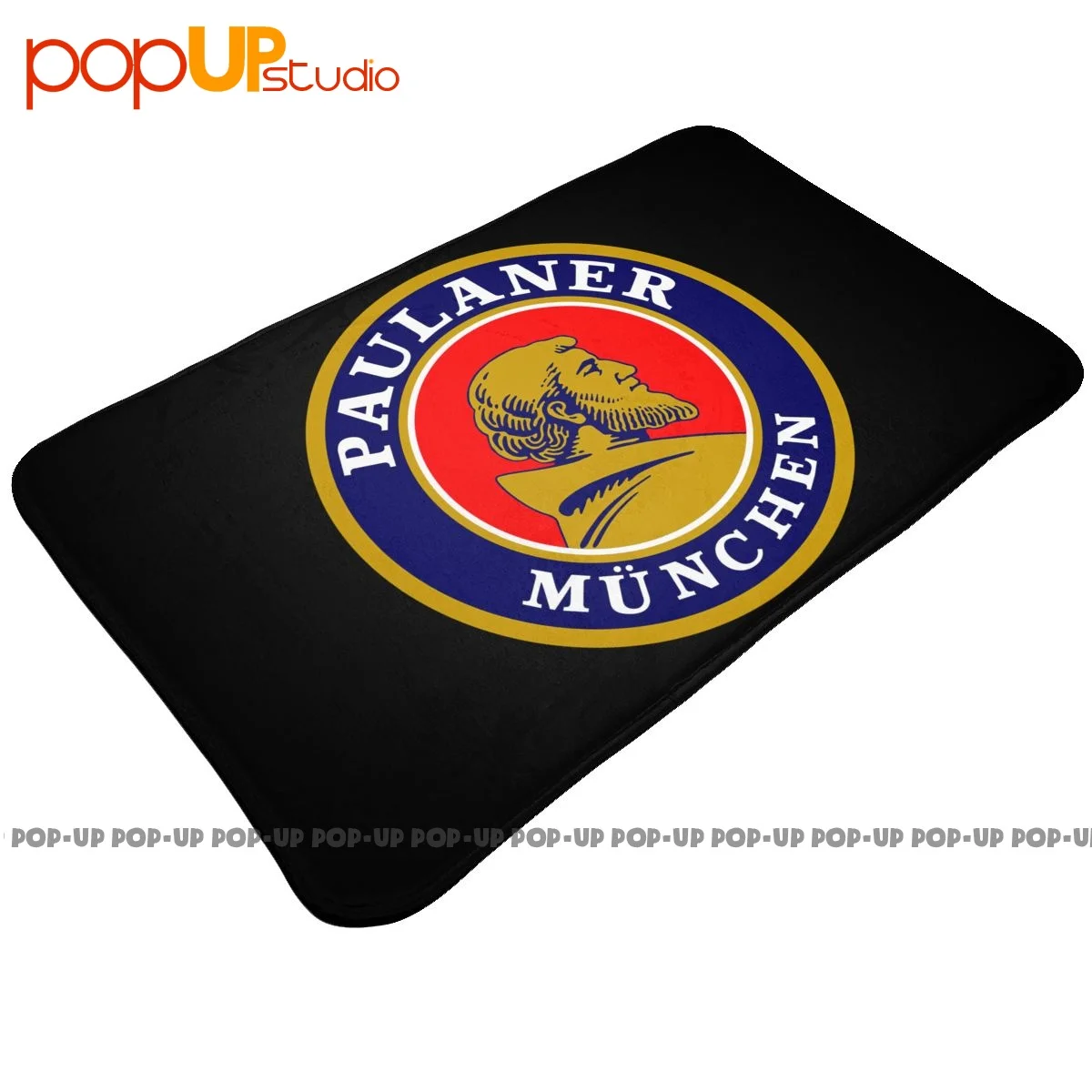 Paulaner Munchen German Beer Drink Alcohol Mat Tappeto Tapis Simple Door Mat Easy Clean Resist Dirt Mats