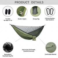 2 Person Camping With Mosquito Net Naturehike Ultralight Equipment Swing For Adults Outdoor Garden Furniture Hanging Hammock 2