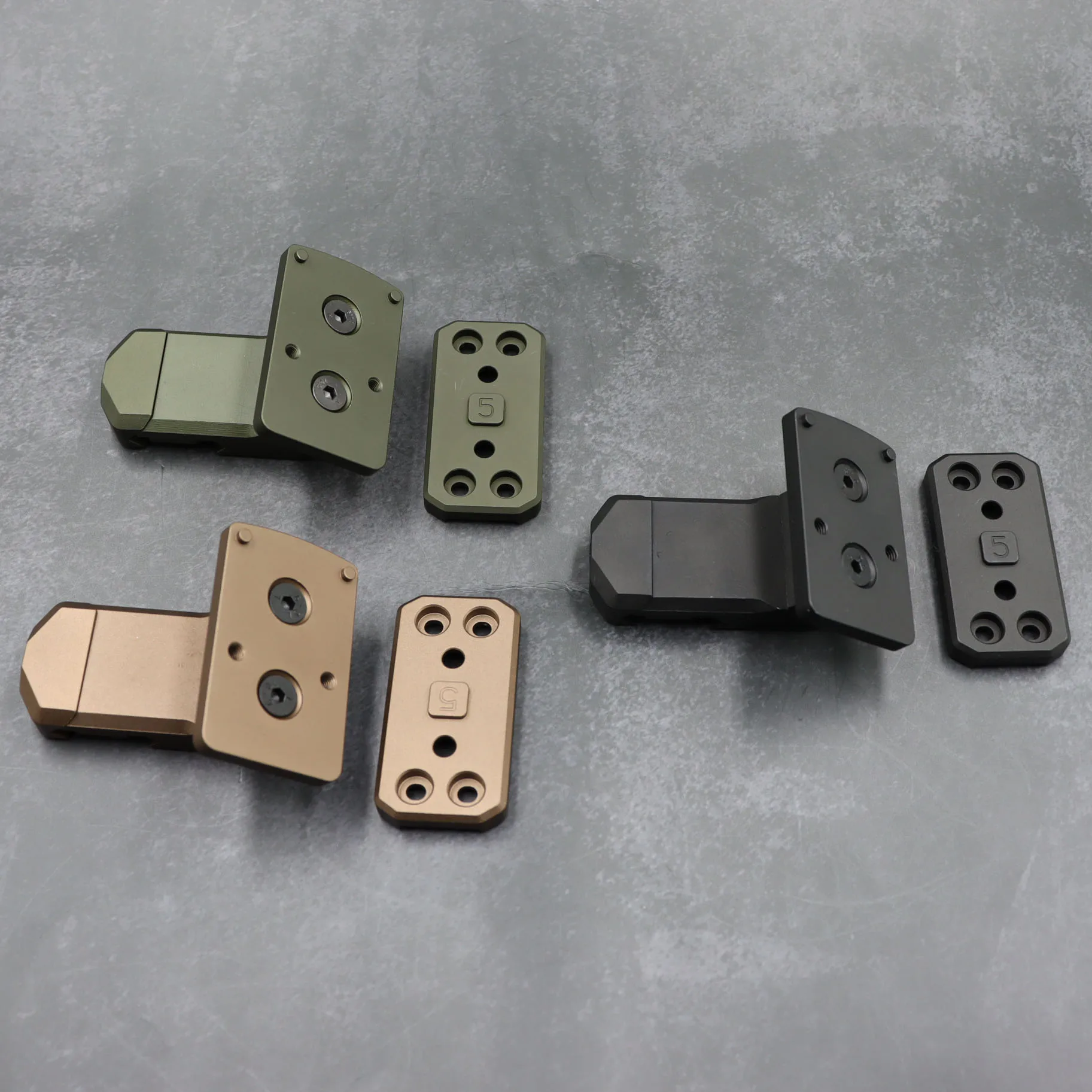 Offset Optic Mount For RMR By 35 Degrees and 45 Degrees Can Install Multiple Types Of Dot Sights