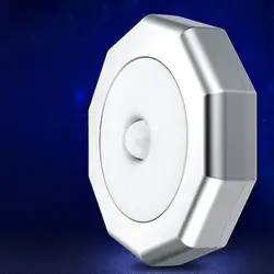 Veilleuse Led avec détecteur de mouvement, alimentée par batterie, luminaire décoratif d'intérieur, idéal pour une cuisine, une chambre à coucher, une armoire ou un placard 