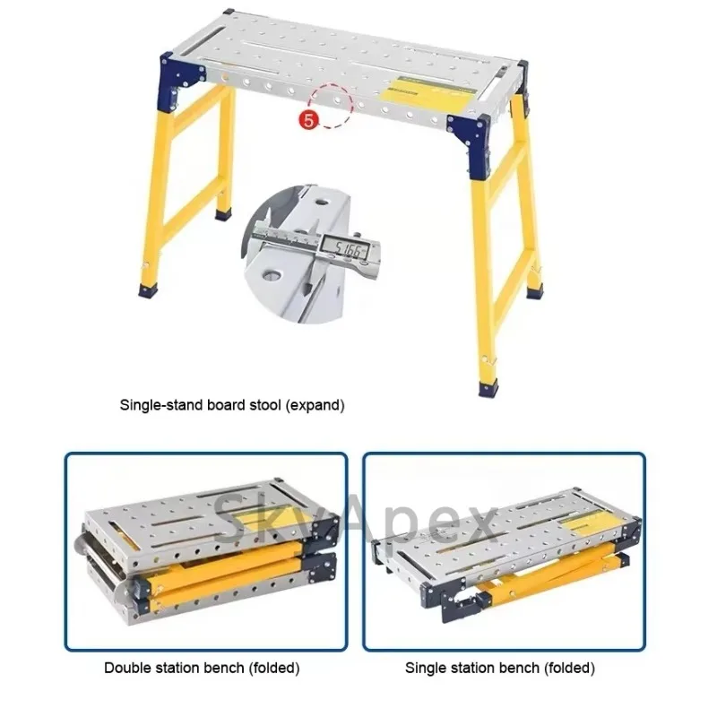 Heavy-duty Folding Scaffolding Painter's Ladder - Image 5