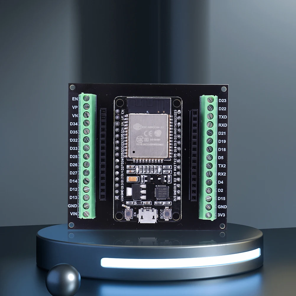 블루투스 호환 저전력 모듈, ESP32 확장 보드, CP2102 NodeMCU-32S Lua 30 핀 GPIO, 1 in 2 브레이크아웃 보드, GPIO WiFi