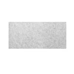 Inyahome Oversized Non - Slip Felt Desk Mat and Mouse Pad - Dark Grey - 120x60cm (FT light grey)
