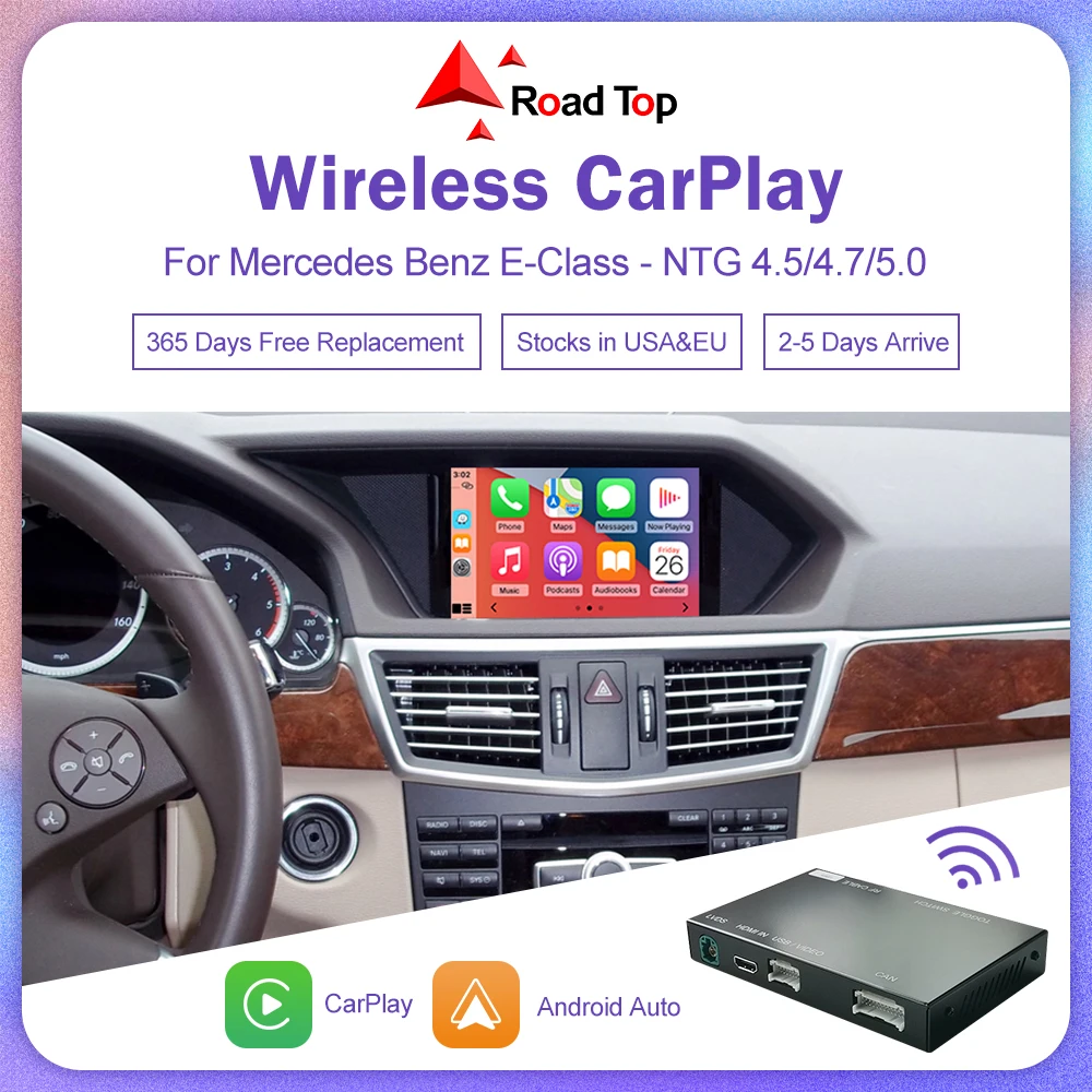 Wireless Carplay For Mercedes Benz E Class W212 E Coupe C207 2012 2016