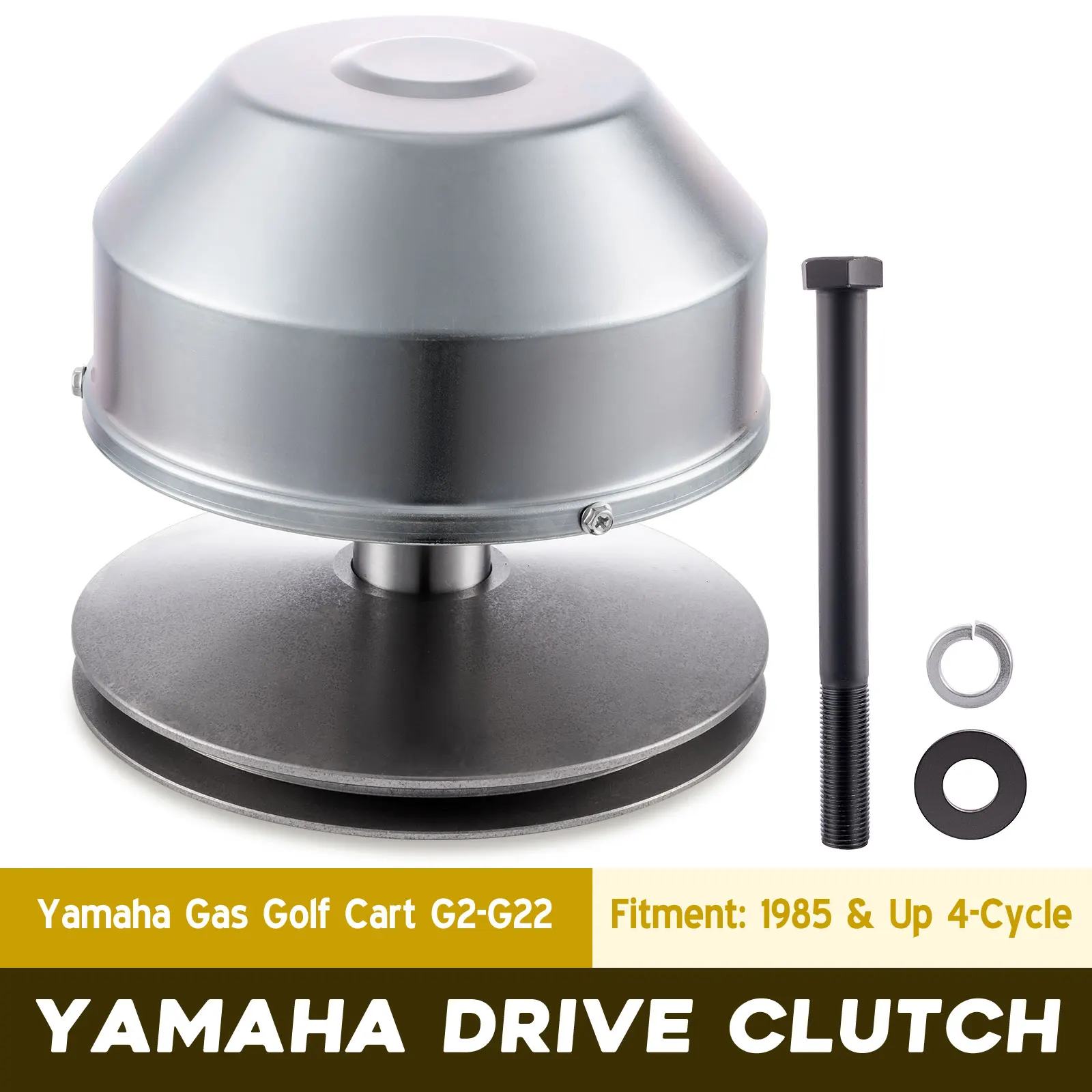 Primary Drive Clutch For Golf Cart Yamaha 4 Cycle G2,G8,G9,G14,G16,G19, & G22 Golf Carts 1985+