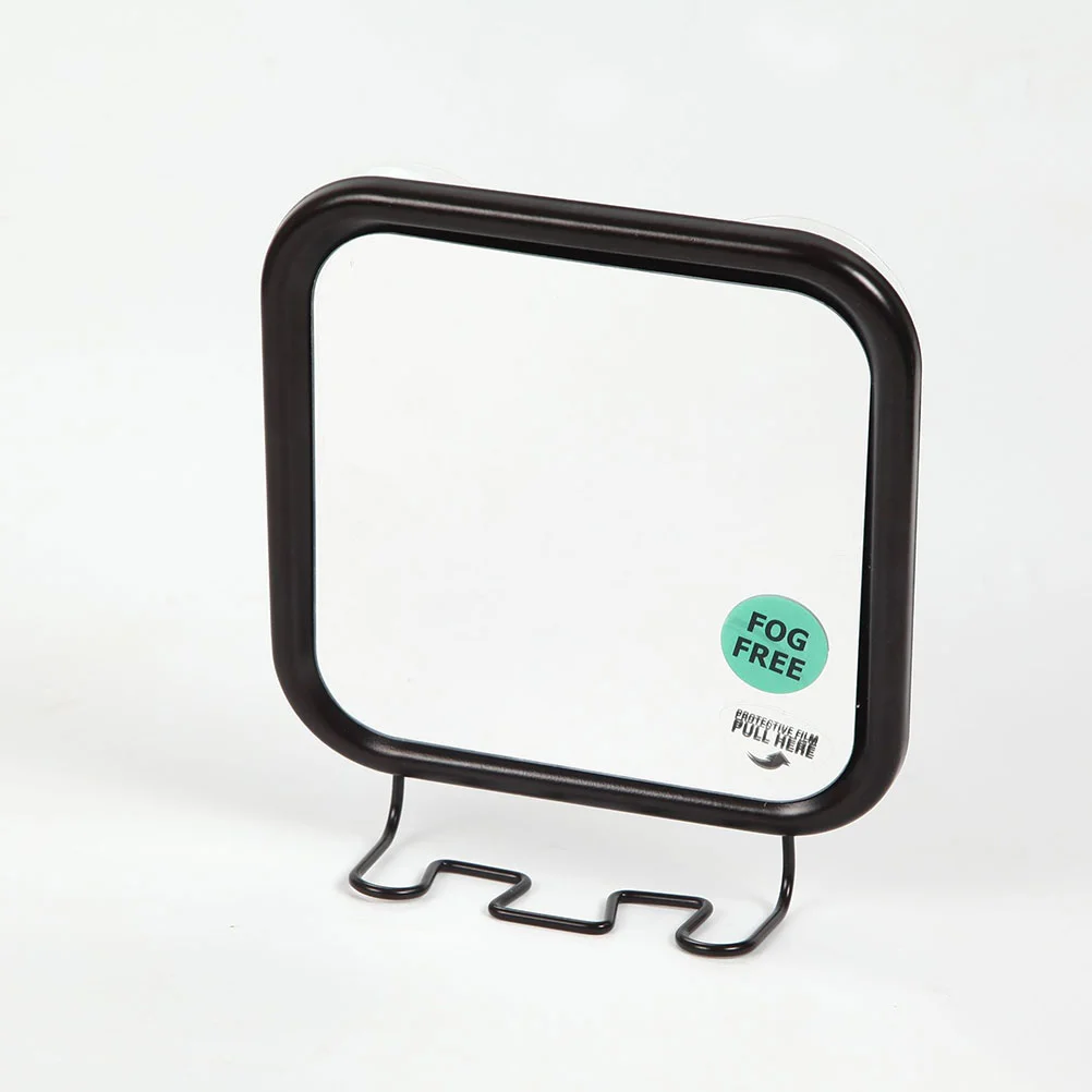 Razor Holder for Shower Fogless Mirror Makeup with Hook Mirrors Punch-free Bathroom 4