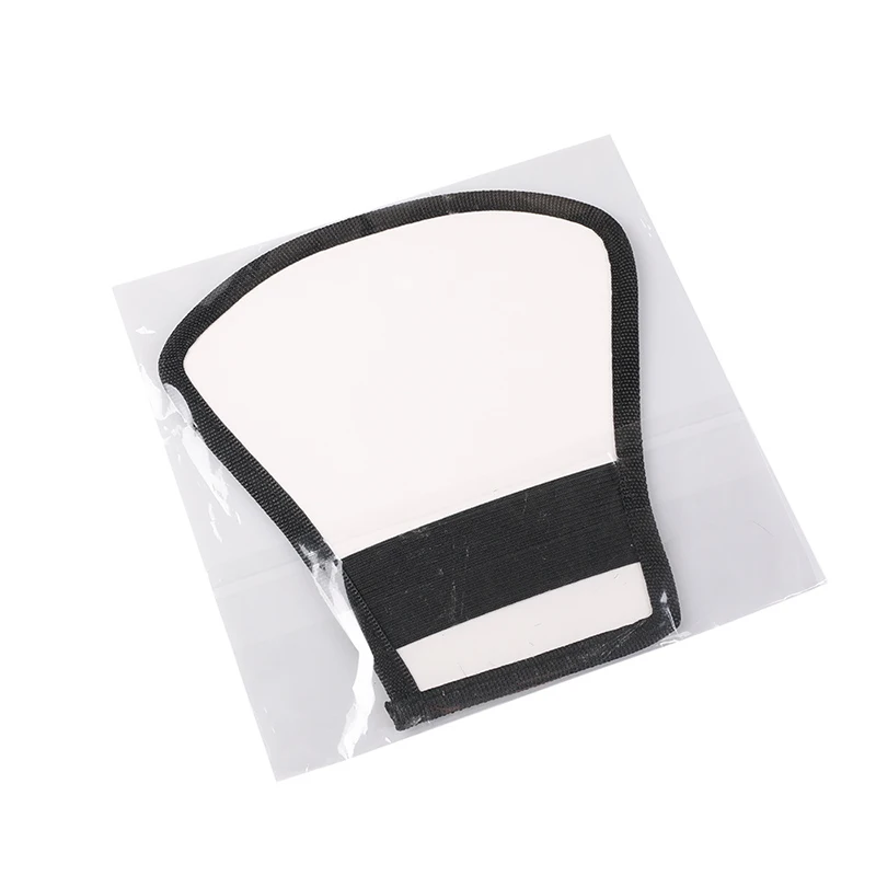 Camera Softbox Camera Flash Reflector Flash Diffuser Camera Flash Diffuser Softbox Photo Flash Light Reflector Camera Difusor 2-in-1 Silver/White Photo Studio Accessories