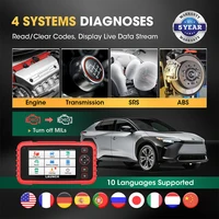 LAUNCH CRP129X Diagnostic Tools Automotive OBDII Scanner OBD2 Scan Tools Four Systems Diagnosis obd2 Code Reader 2