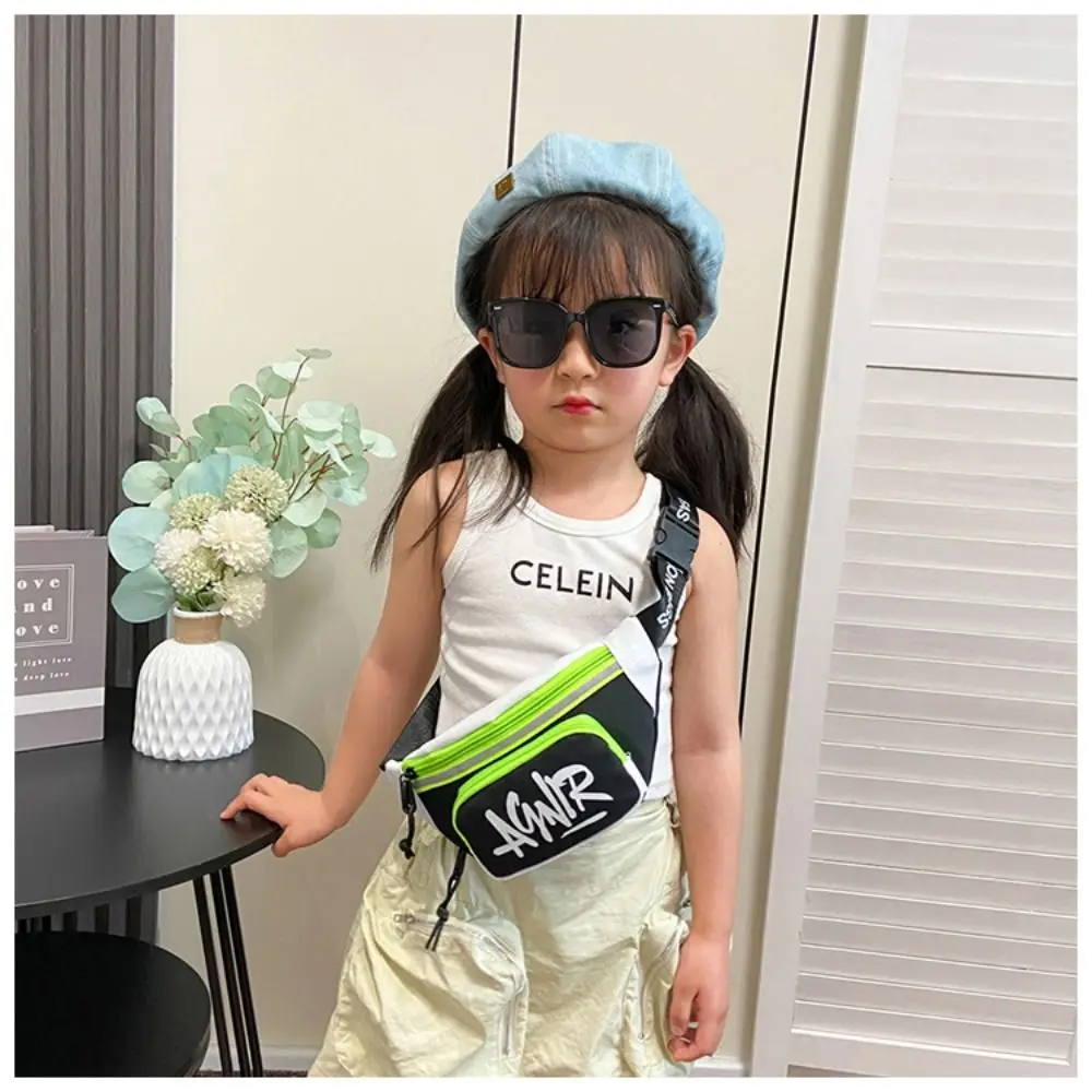 Neue Baby Mini Hüft taschen Oxford niedlichen Brief Mädchen Jungen Bananen tasche Mode Gürtel tasche Kinder Schulter Cross body Brust gürtel Taschen – Detail 3