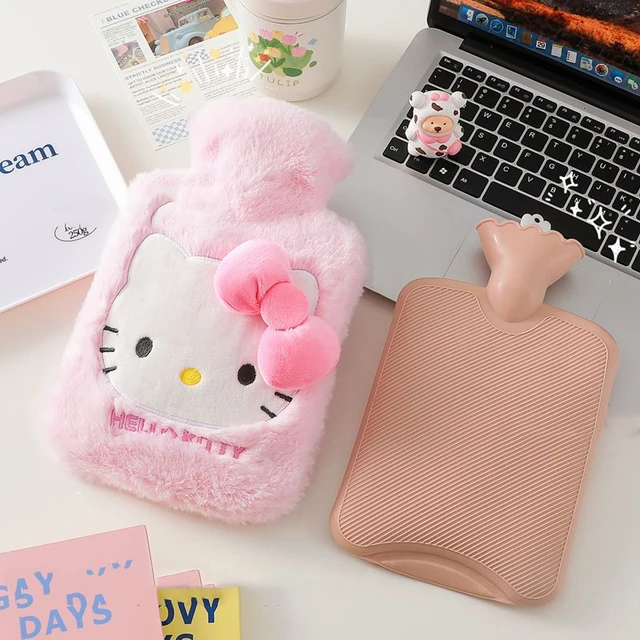 Hello Kitty Hot Water Táska Plüss Víz Befecskendező Forró Vizes Palack Meleg Téli Kézmelegítő Otthoni Hordozható Újrafelhasználható Vízzsák - Image 3