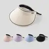 Sun Hats for Women Wide Brim Adjustable UV Protection Ice-Feeling Summer Hat with Fold-Up Brim Outdoors Cycling Riding Visor Cap 4