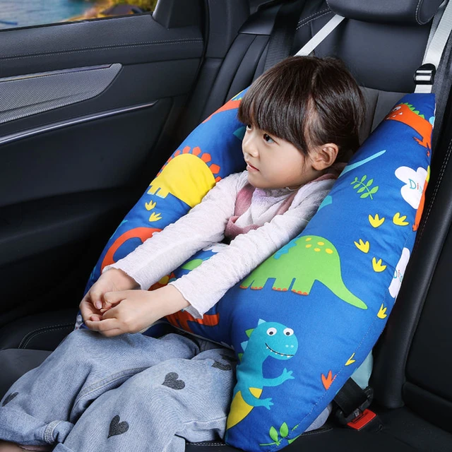 Enfants Voiture Voyage Oreiller Voiture Ceinture de Sécurité Coussin  Enfants Tête Cou Support Oreiller Bébé Voyage Oreiller