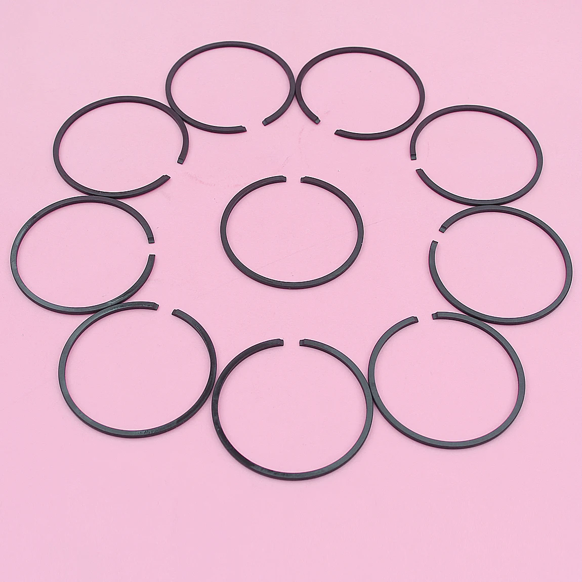 10 Stuks 35Mm X 1.2Mm Piston Ring Kit Voor Trimmer Bosmaaier Kettingzaag Vervangende Onderdelen Tuin Gereedschap onderdelen