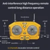 2.4G 11 Channels RC Excavator Dump Bulldozer Cart Trucks Bulldozer Alloy Vehicle  Remote Control Car Excavator Gift Toy for Boy 6