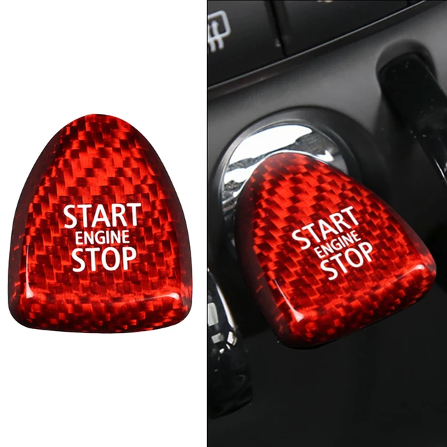 High Quality Start Button Cover Knopf Abdeckung Carbon Fiber For Mini  Clubman F54 2014-2019 For Mini F55 2013-2019 - AliExpress