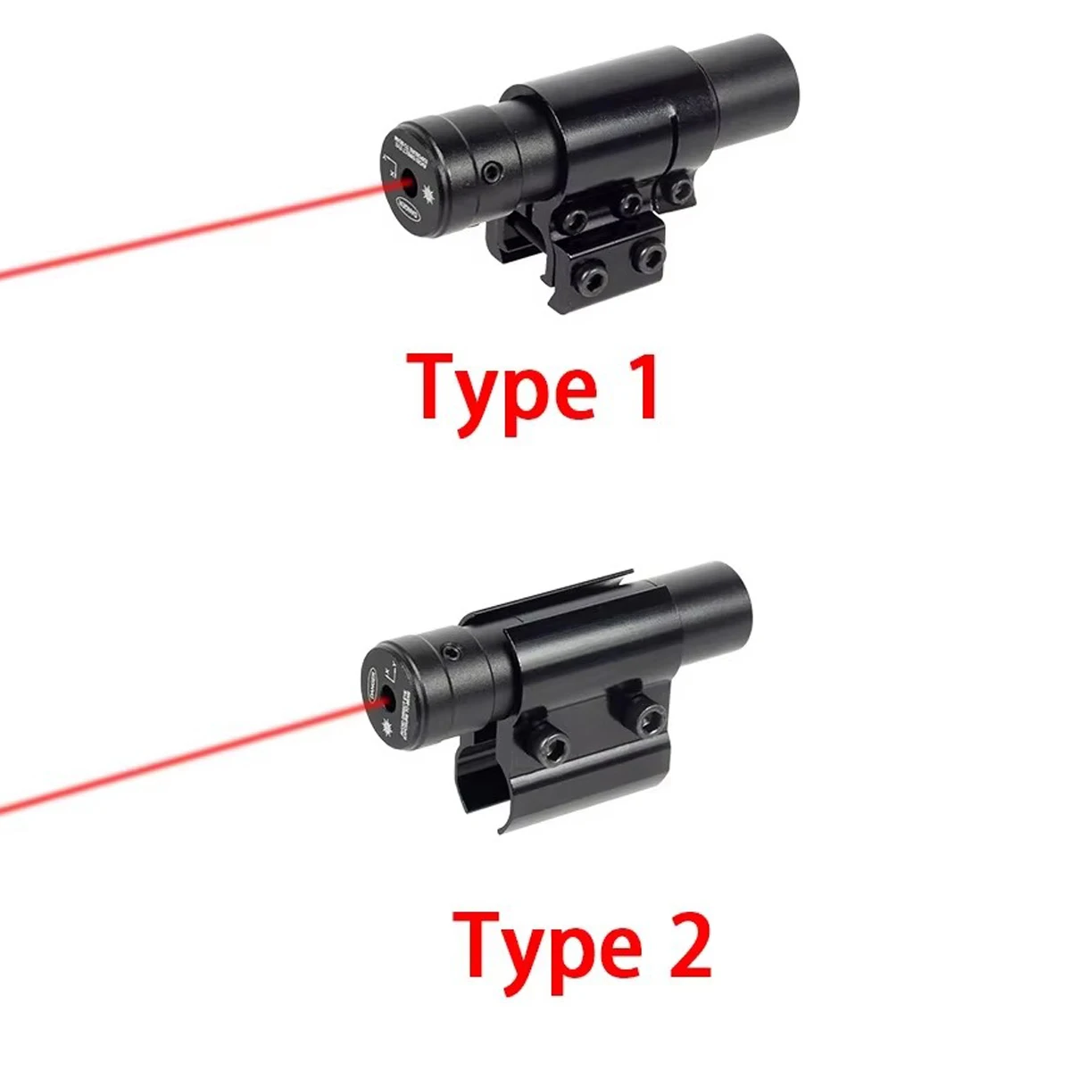 Tactical Metal Red Green Dot Laser Sight Scope For Airsoft Rifle AK47 AR15 Huntting Collimator with 20mm/11mm Rail Mount