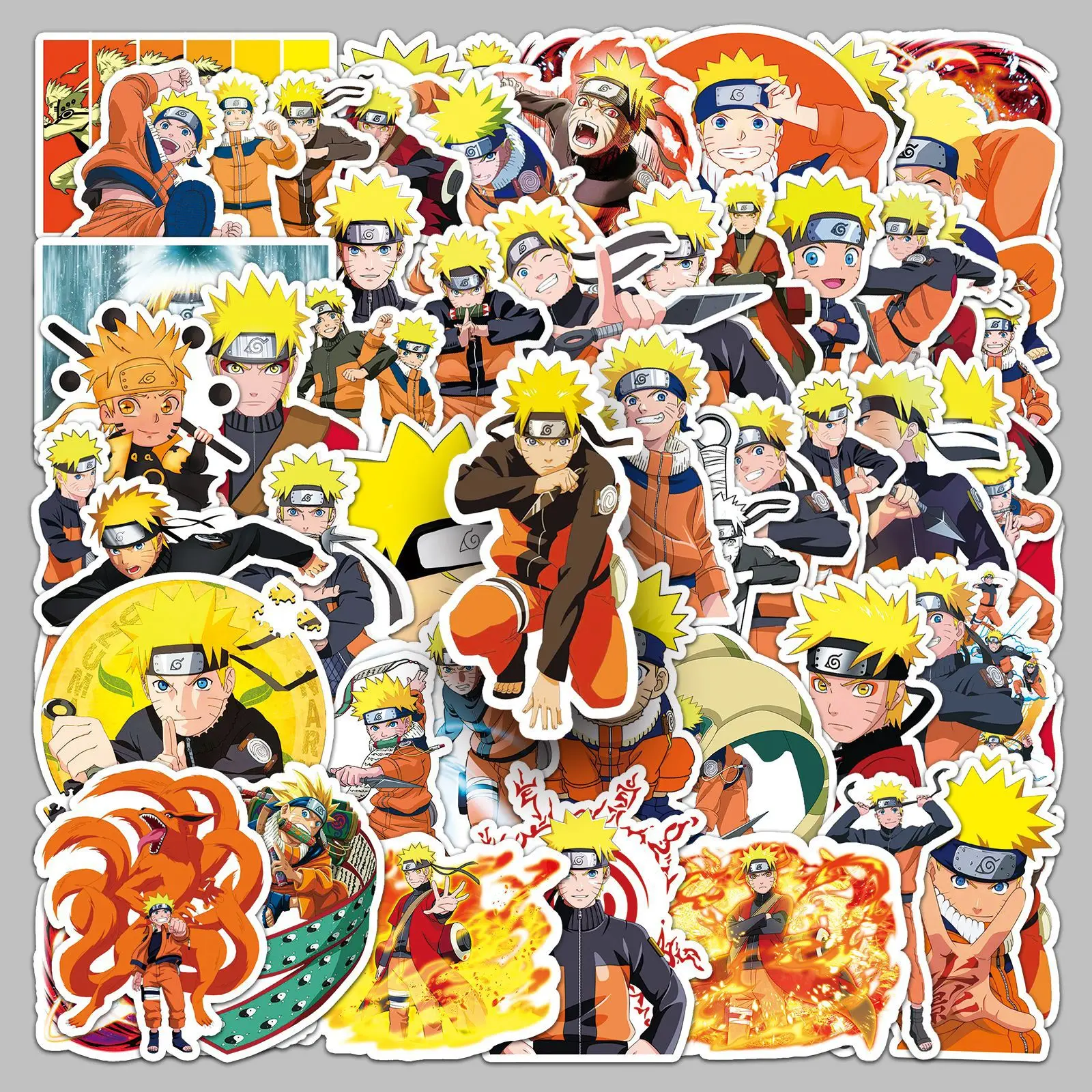 50pcs Naruto Anime Gaara Decorative Waterproof Stickers