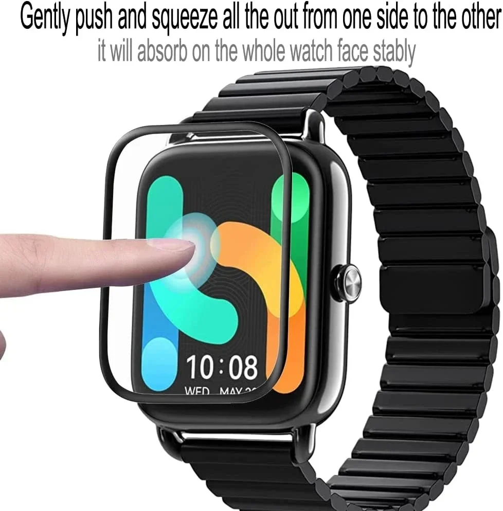 Premium Screen Protector for Smartwatches - Full Cover Protective Film, 1-5 Pack