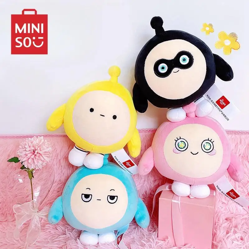 

12Cm Genuine Eggboy Party Doll Plush Toy Anime Kawaii Girls Stress Relief Eggboy Doll Keychain Anime Cartoon Robot Game Model
