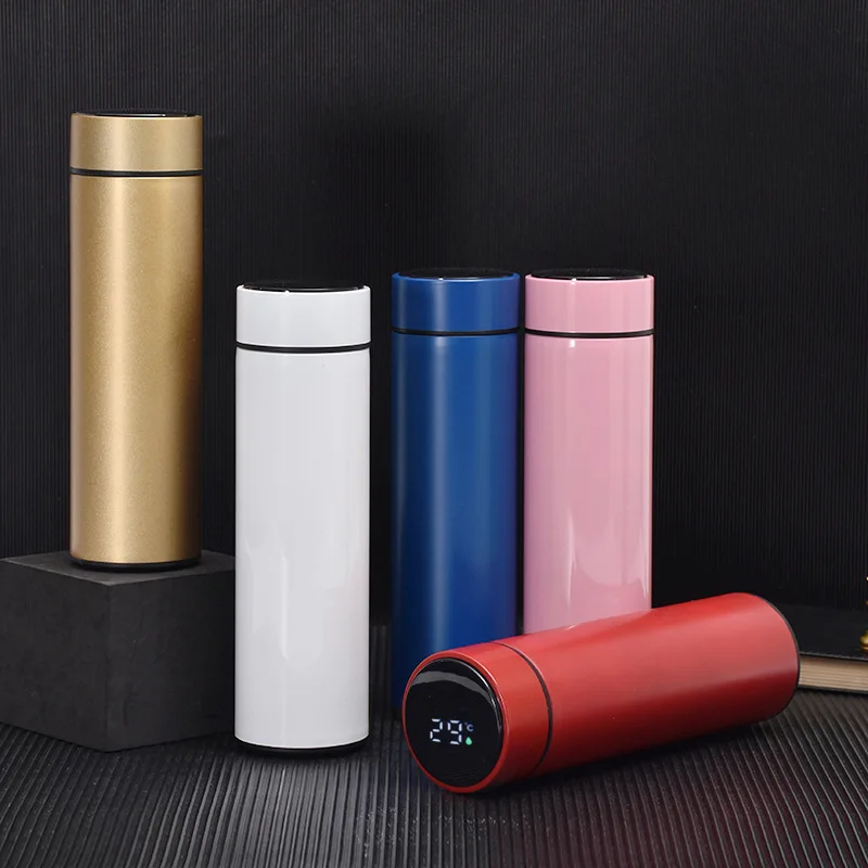 

304 Stainless Steel Insulated Cup, Intelligent Digital Temperature Display, Portable Cup for Business and Office Use, Creative N
