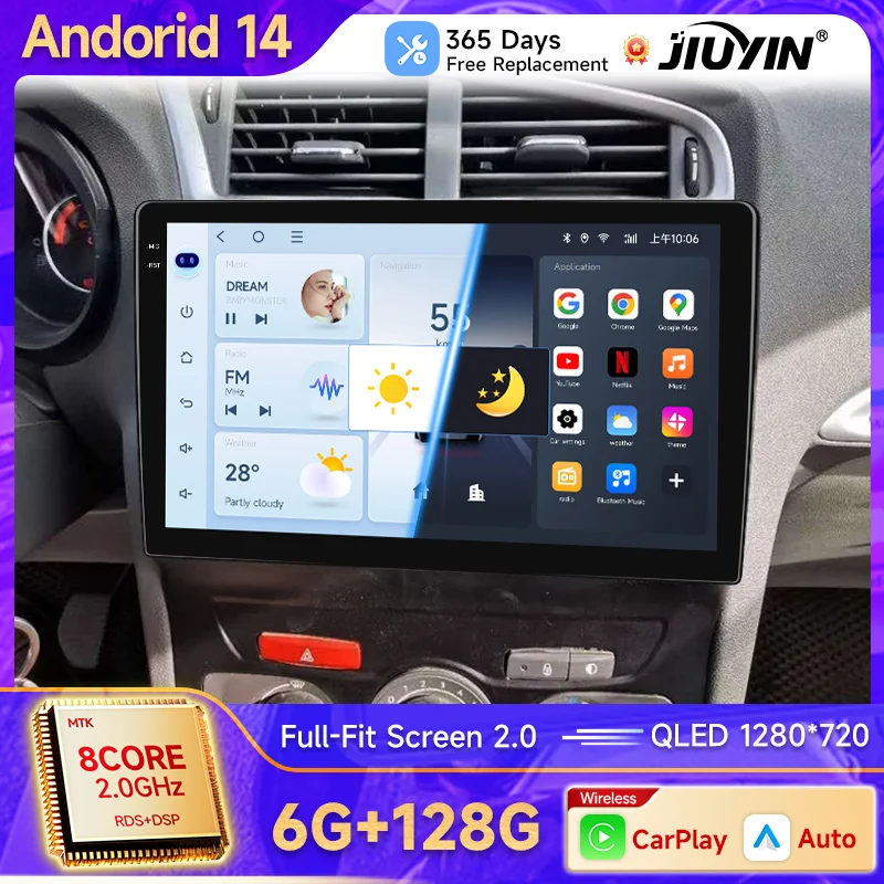 Autoradio Android 10 SXAUTO Per Citroen C4 C4L DS4 (2013-2017), 10.1 Pollici, 4G+64G, Carplay, DSP, Con Fotocamera Posteriore Gratuita