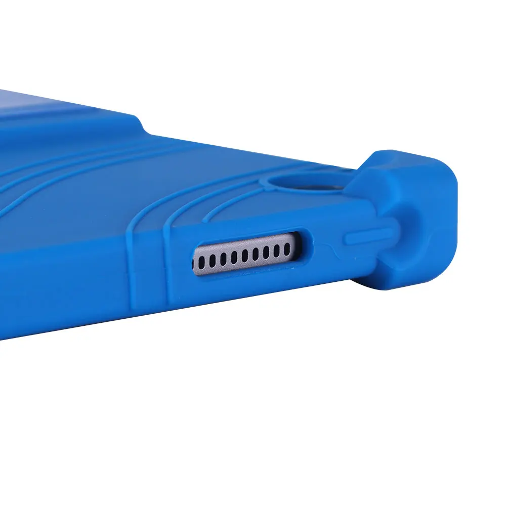 Universal Soft Silicone Case with Adjustable Stand - Shockproof and Safe Tablet Cover