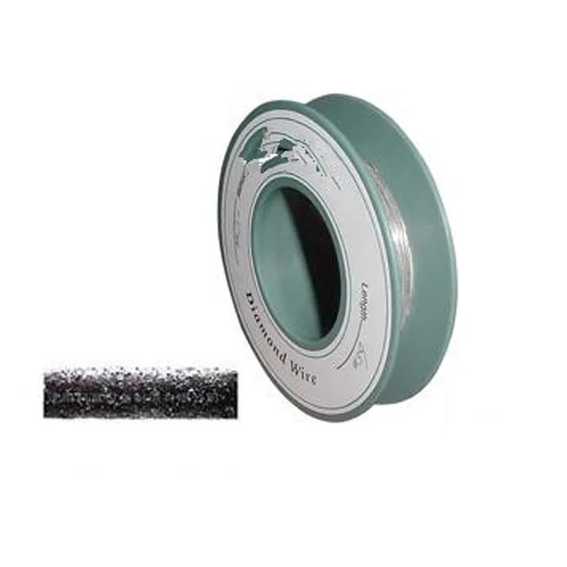 

Diamond Wire of 0.20 mm Dia. x 300 m L (0.008"Dia x 990 ' L ) for Wire Saw Cutting