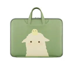 Cute Cartoon Printing Laptop Briefcase Portable Storage Handbag for Laptop 13 15 15.6 Inch Computer Bag