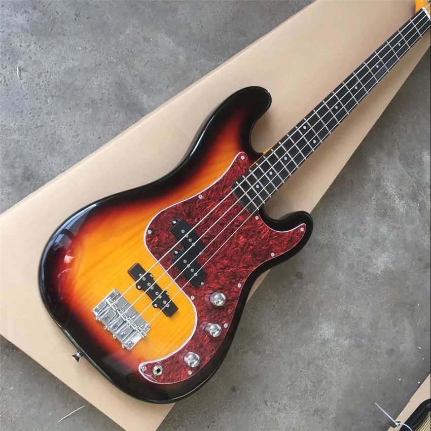 

New products, sunset color bass, white wax xylophone body,. Factory wholesale and retail, free shipping
