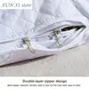 Holaroom Bedding Pillow Neck Protection Pillows Plaid Shaped Buckwheat Husk Filling Cushion for Home Sofa Office Nap Sleeping 5