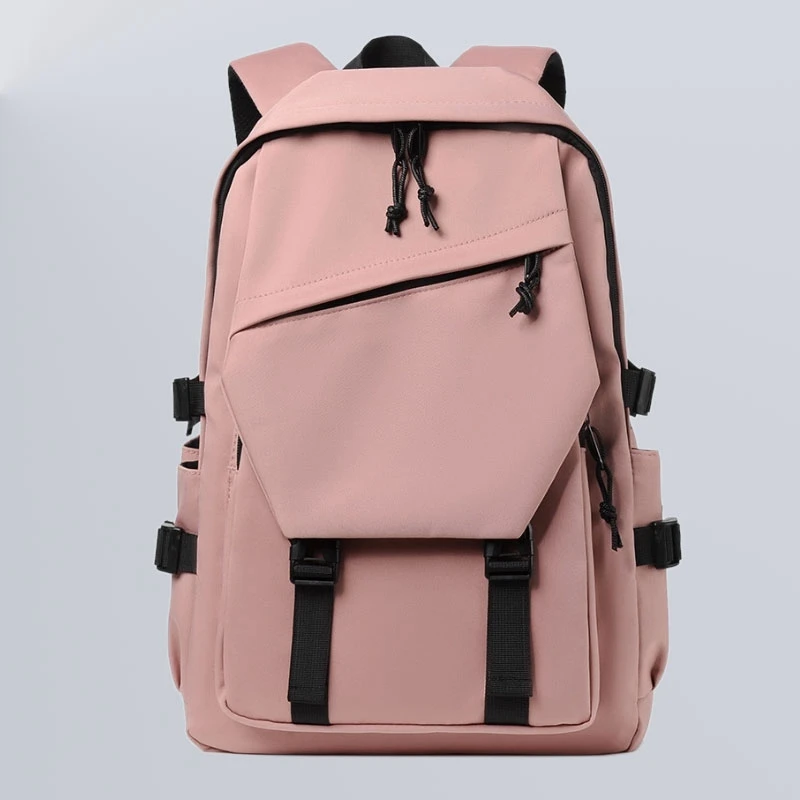 New 2024 Fashionable High Quality Fabric School Bag, Simple Couple Backpack, Leisure Commuting, Large Capacity Student Backpack