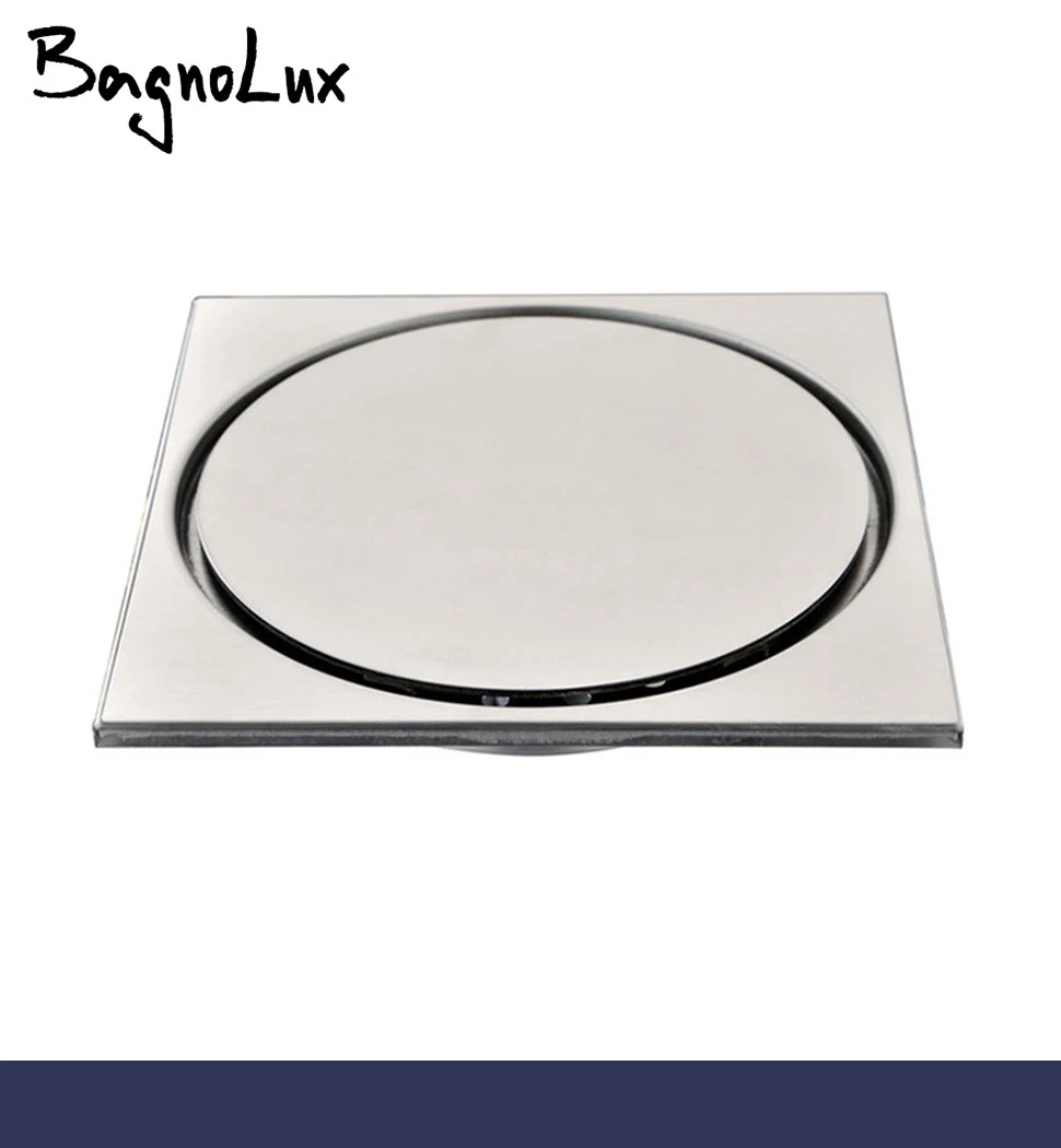 150 * 150 * 30 mm Deluxe-Abflüsse aus massivem SUS-304-Edelstahl, extra dick, superhoch, desodorierend, für Badezimmer, 1 – Detail 1