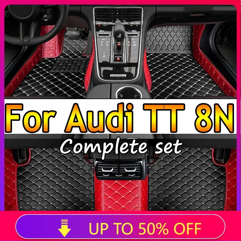 

Автомобильные коврики для Audi TT 8N MK1 1998 ~ 2006, защитные коврики, автомобильные коврики, роскошные кожаные коврики, набор прочных ковриков, автомобильные аксессуары 2005