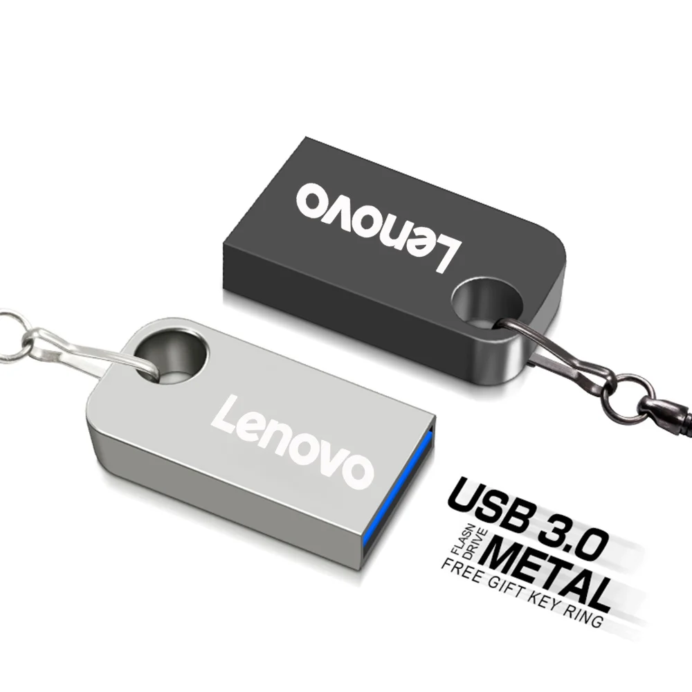 Lenovo Mini Pen Drive 2TB 1TB 512GB Pendrive Memory Waterproof USB Flash Drive High-Speed USB 3.0 Data Transmission Flash Disk