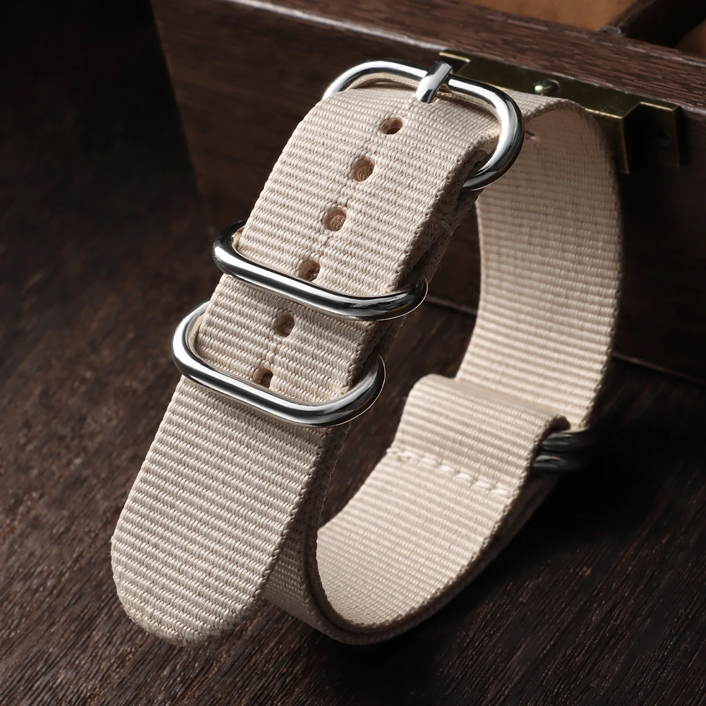 Universal Nylon Canvas Watch Strap - Weave Design Wristband