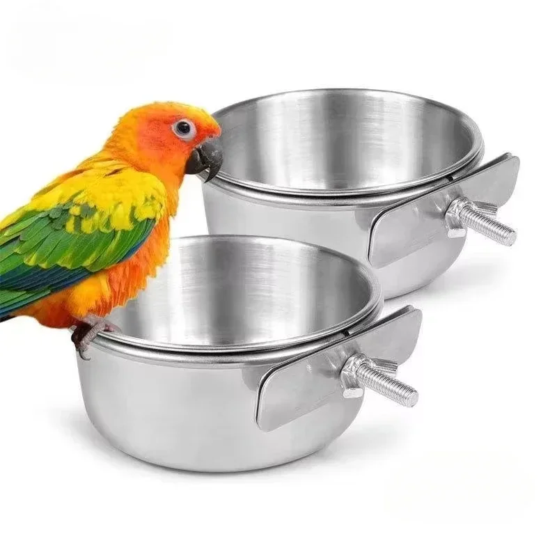 Stainless Steel Bird Bowl 1