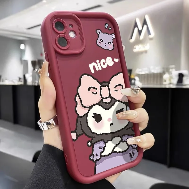 My Melody Kuromi Cartoon Case for iPhone 16 Pro Max 15 Plus 14 13