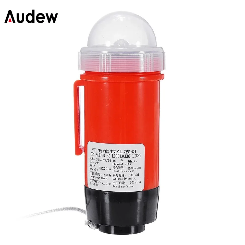 IMPA 330143 Mini Dry Battery Life Jacket Lamp Portable LED Of Water Saving Flashlight Conspicuous Attract Light | Автомобили и