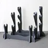 3-layer Katana Shelf Wooden Sword Rack Support Display Stand Floor Japanese Katana Samurai Sabre Holder House Decor Organizer 2