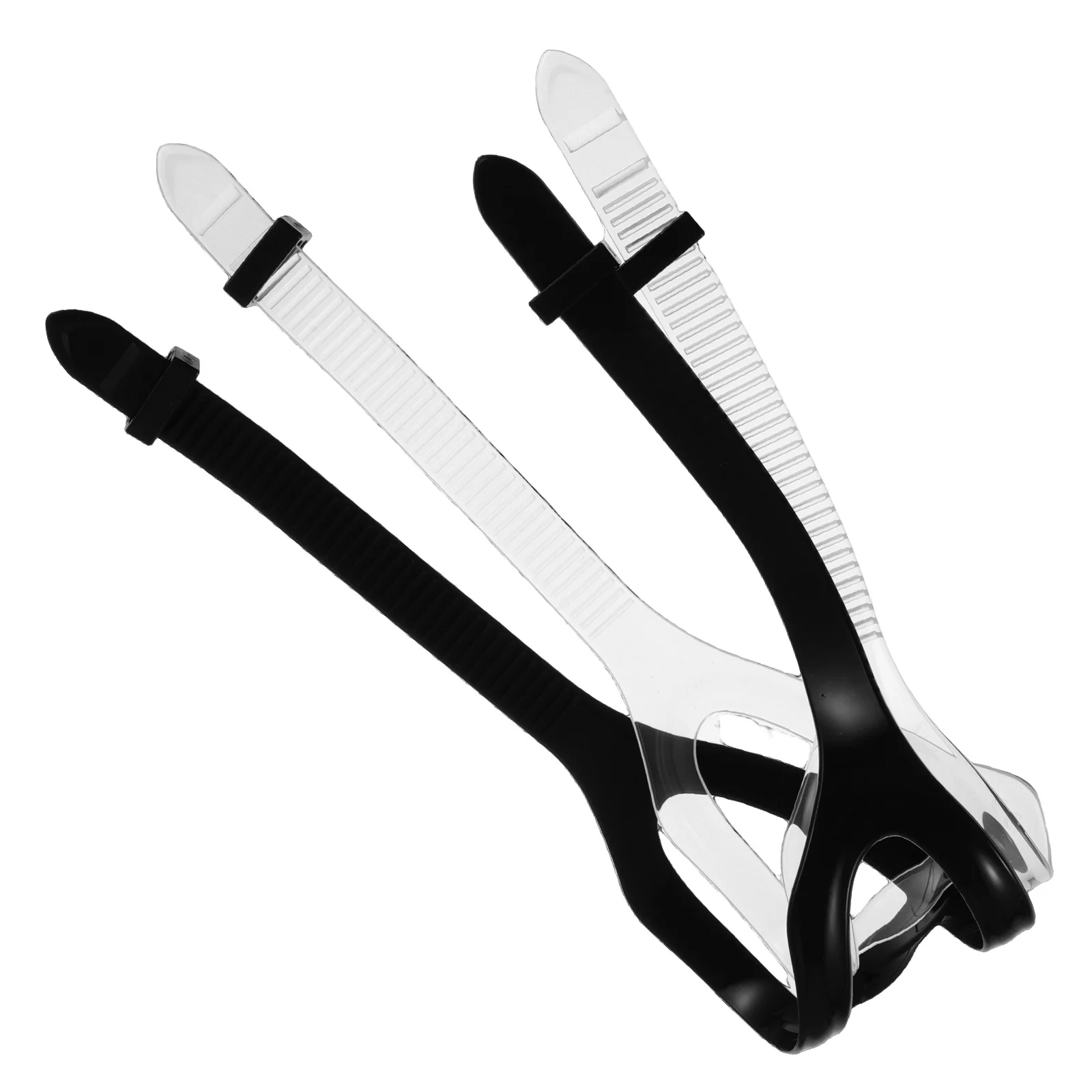 2Pcs Silicone Dive Mask Strap Replacement Comfortable Snorkel Mask Band Universal Scuba Diving Gear Swim Goggle Head Strap