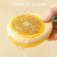 New Small Brush for Dogs and Cats Avocado Orange Style Fruit-Shaped Decompression Needle Comb Dry Massage Comb 2