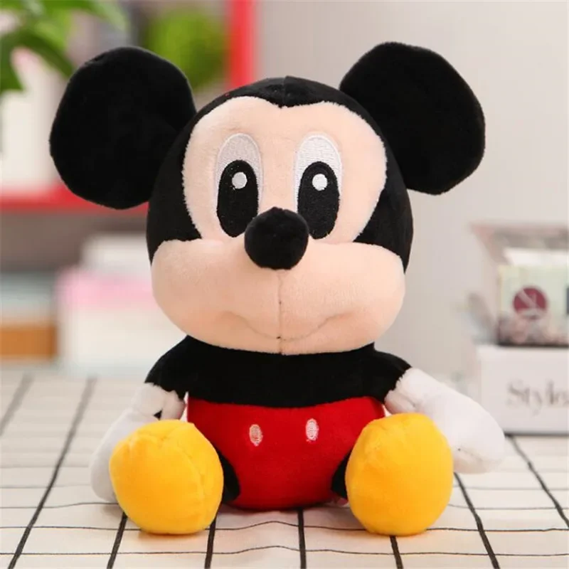 

Disney Mickey Mouse Minnie Cute Plush Toys Animals Stitch Lilo Vigny Bear Stuffed Doll Children Christmas Gifts