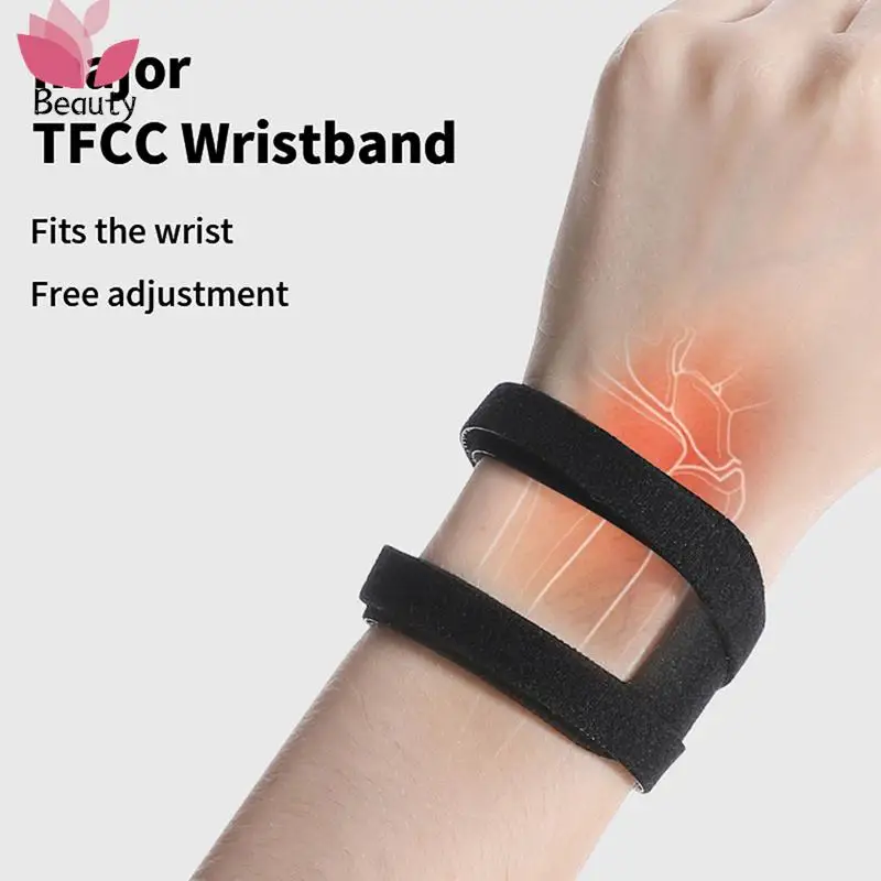 

1PC Portable Adjustable Thin Pain Wrist Band Brace Injury TFCC Tear Injury Brace Sports Yoga Soft Ulnar Fix Wrist Band