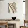 Wrinkle Cord Fabric 3D Relief Wall Hanging Ornaments Living Room Background Display Creative Crafts Wall Decoration Paintings 1
