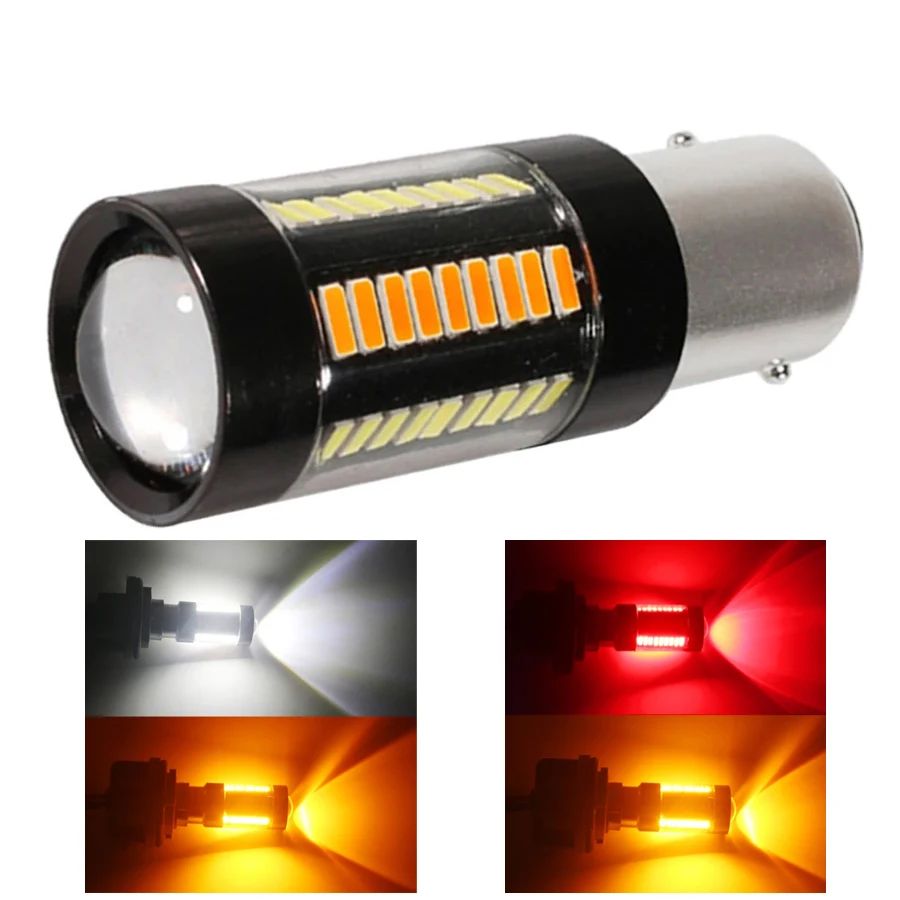 Stark 23mm 4014 LED Eagle Eye Light – Dual Color White/Amber Switchback DRL Lamp, 6-Pack