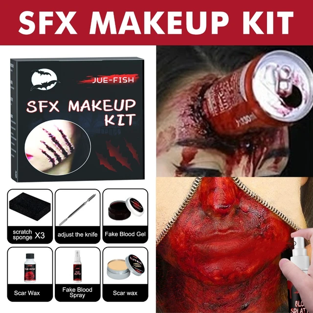 Scars Wax Halloween Makeup Kit Stage Special Effects SFX Makeup Kit  Painting Fake Scar for Halloween Face Body Paint - AliExpress