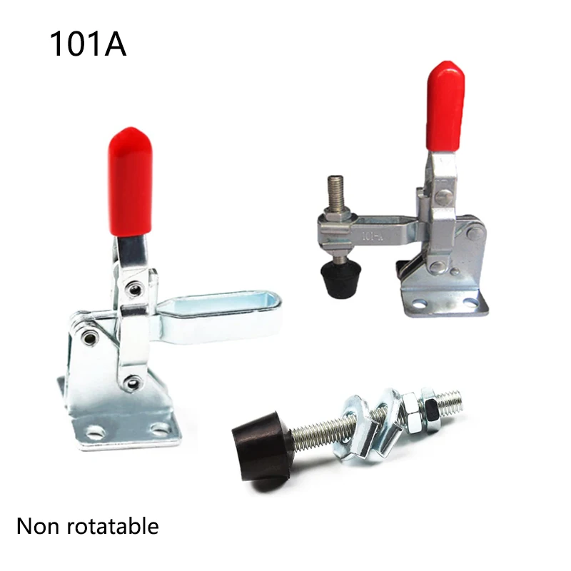 2/4pcs Horizontal Toggle Clamp Quick-Release Toggle Clamps Pressure Pliers  GH-201A Manual Fix Clip Tools Woodworking Accessories