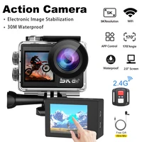 5K Action Camera 4K60FPS 2'' IPS Touch Screen 170° EIS WiFi DVR Action Cam 5X Zoom 30M Waterproof Motorcycle Helmet Sport Camera 1