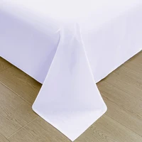 Large Size 1Pc Thick 100% Cotton Flat Sheet Solid Color High Quality Bed Sheet Various Sizes Can Be Customized 250cmX270cm 1